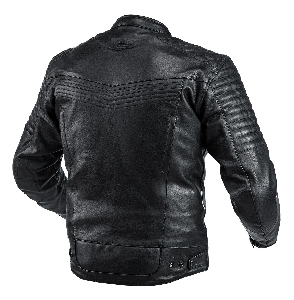 Sweep Scrambler leather jacket, black - Motorbike equipment from