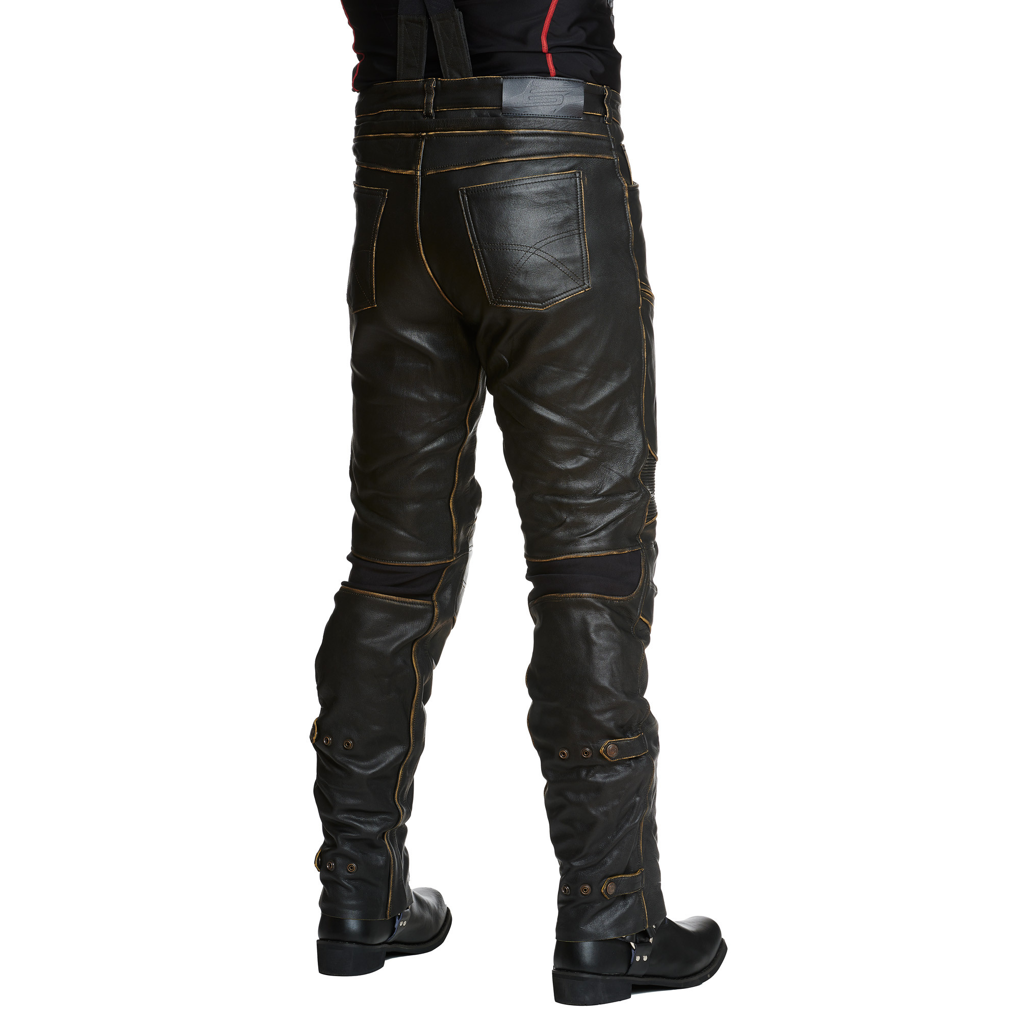 Sweep Ragnar leather pant, antique - Motorbike equipment