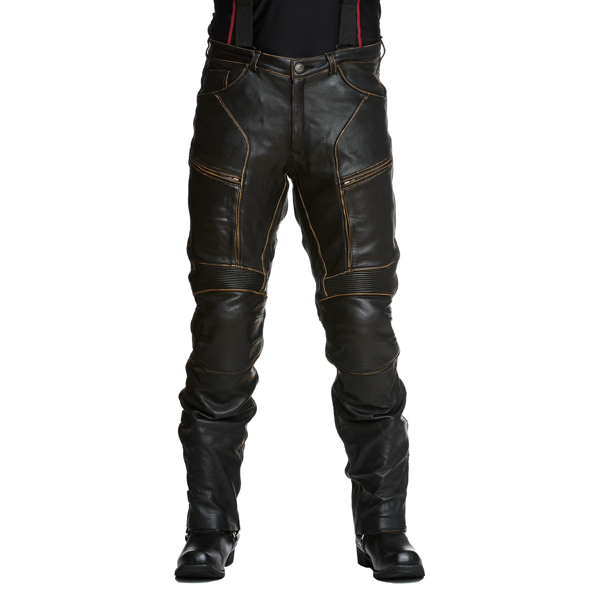 Sweep Ragnar leather pant antique