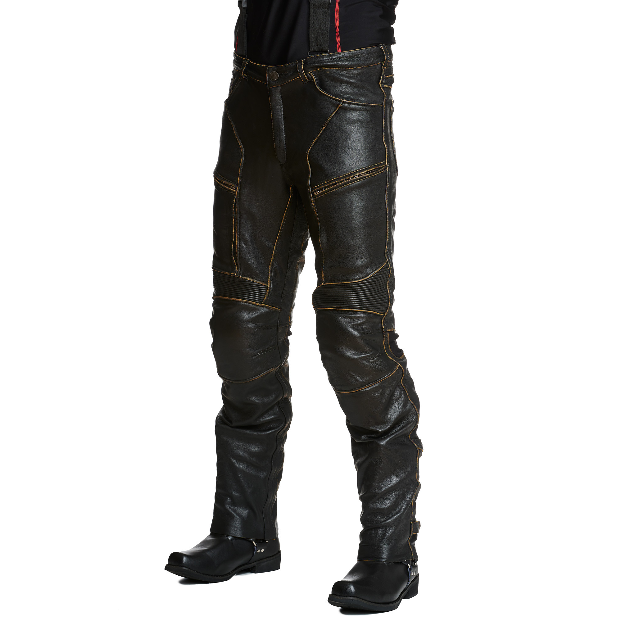 Sweep Ragnar leather pant, antique - Motorbike equipment