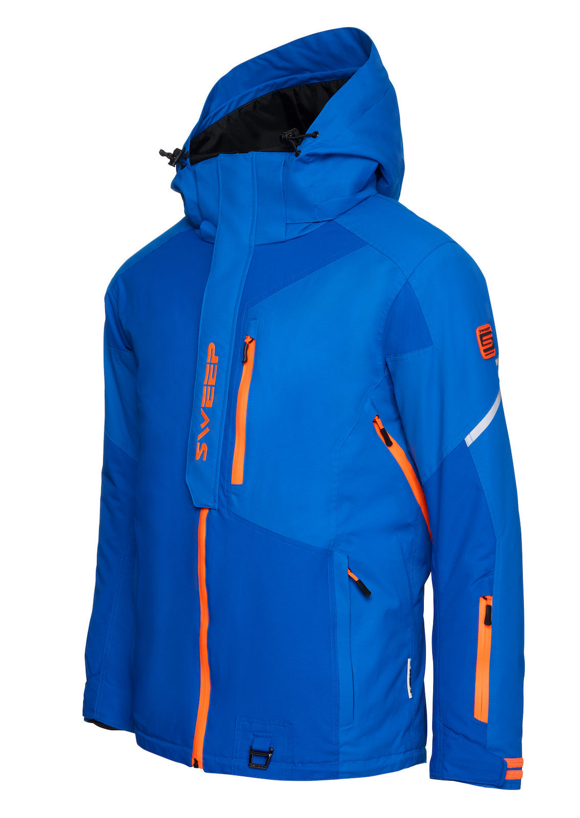 Sweep Recon snowmobile jacket, two-tone blue/orange - Motorbike
