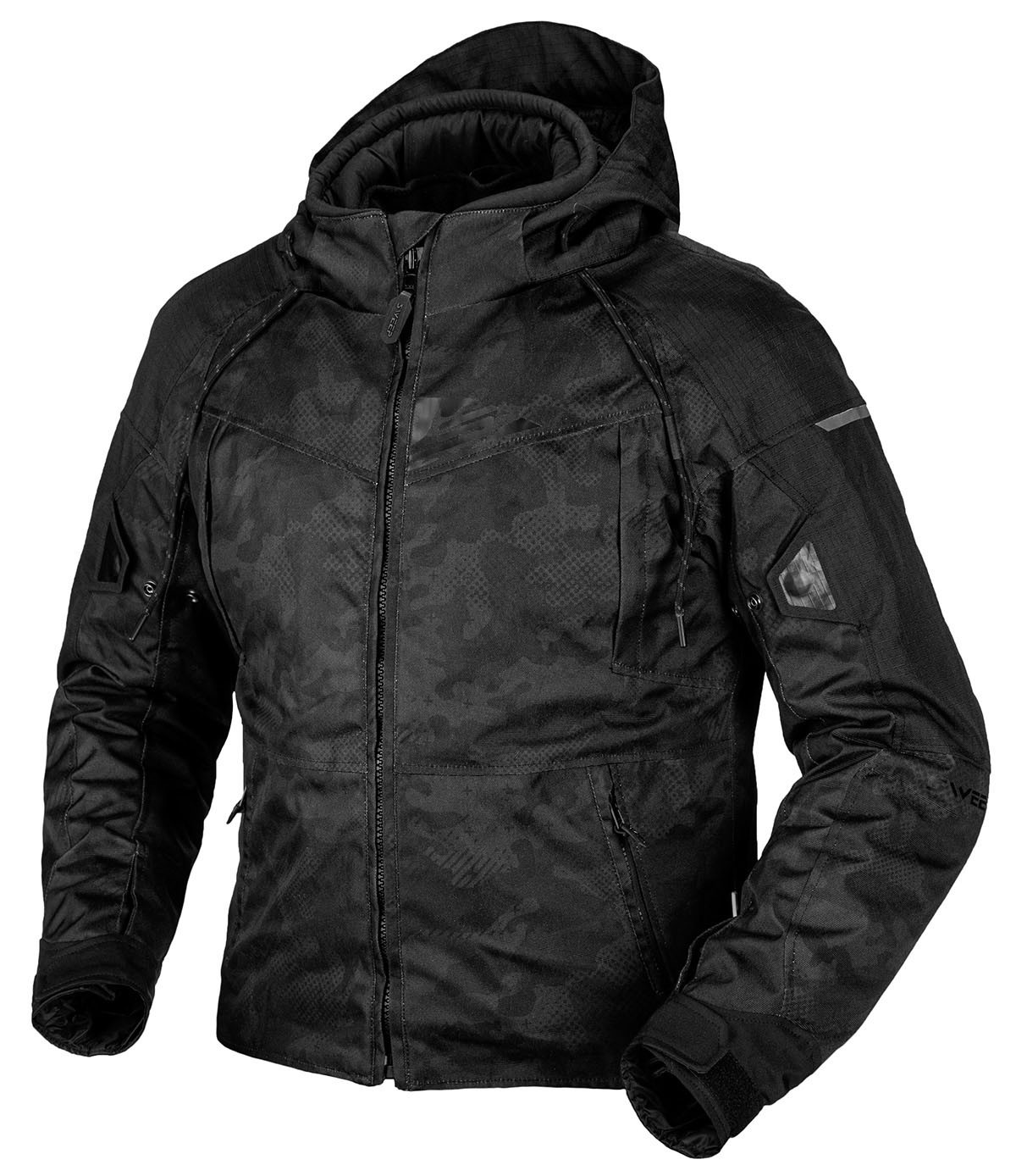 Camo black jacket top