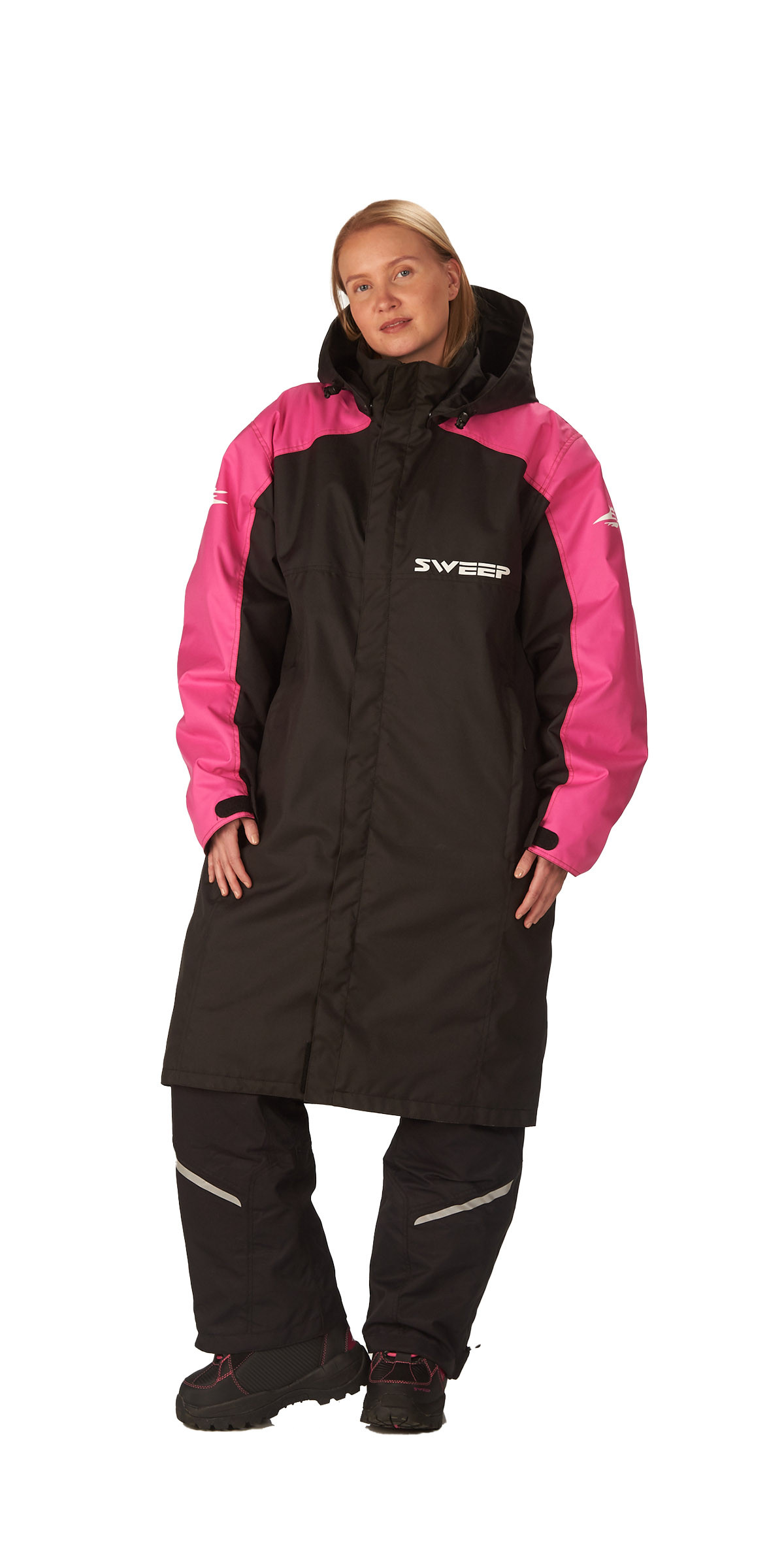 Pink snowmobile jacket top