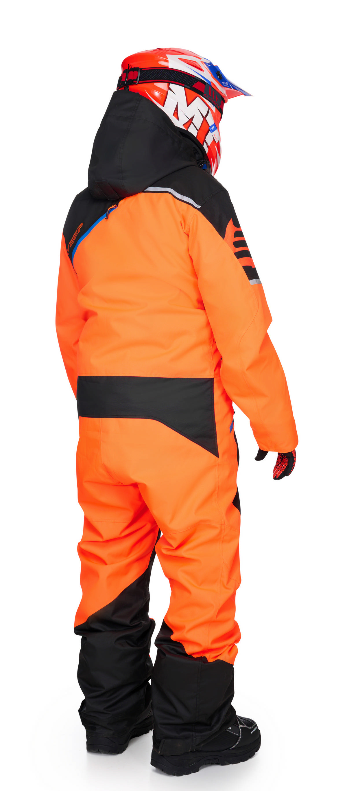 Sweep Razor Light Monosuit, black/orange - Motorbike equipment