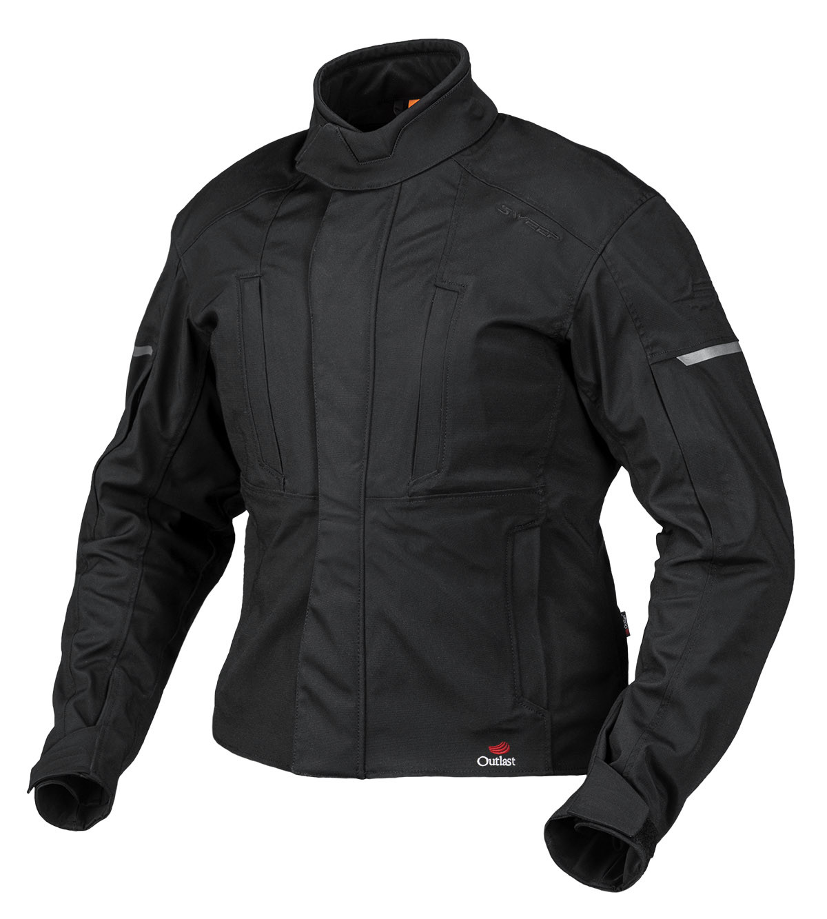 Sweep Pro Land ladies laminated jacket, black - Motorbike