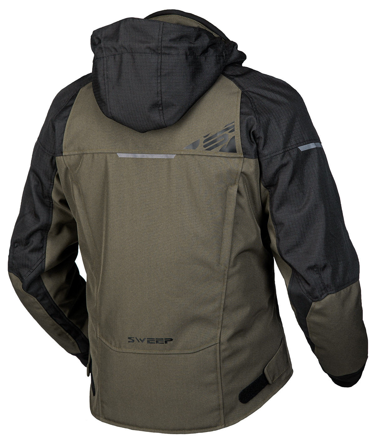 Sweep Tyron waterproof mc jacket, black/olive - Motorbike equipment from  web - SweepFashion - Great products helmets etc.