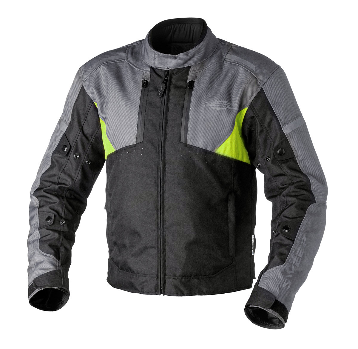 Sweep Kanda jacket, black/grey/neon - Motorbike equipment from web