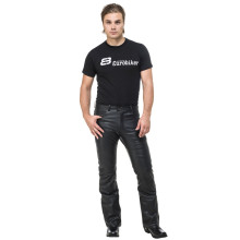 Sweep Bootcut leather jeans
