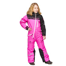Sweep Snowcore Evo 2.0 kids snowmobile suit, pink/black/white