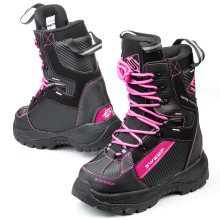 Sweep Yeti ladies snowmobile boot, black/pink