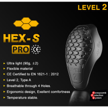 Sweep Hex-Pro olkapääsuoja naisten ajotakeille, CE Taso 2