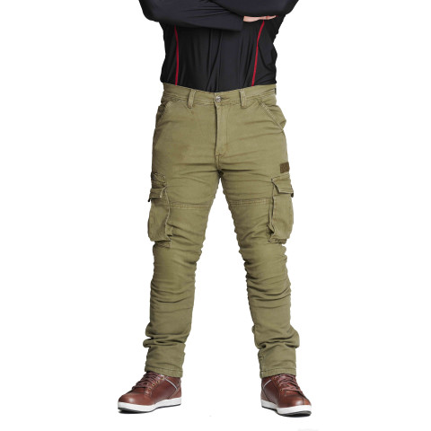 Sweep Jungle aramid vahvistetut reisitaskuhousut, vihreä