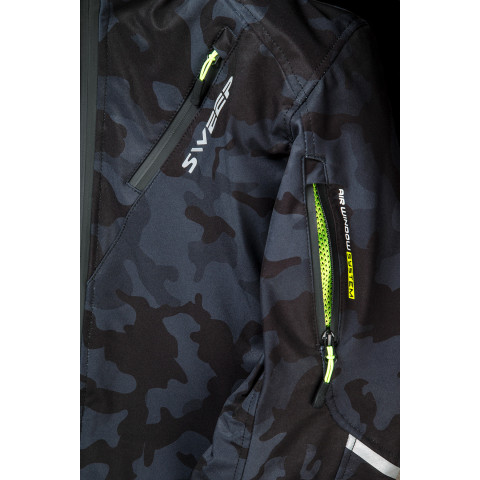 Sweep Breakout vedenpitävä softshell ajotakki, tummanharmaa/camo