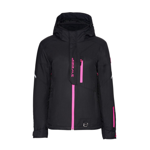 Sweep Recon naisten kelkkatakki, musta/pinkki