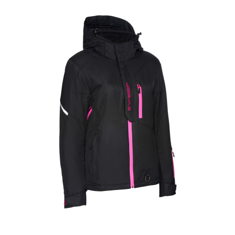 Sweep Recon naisten kelkkatakki, musta/pinkki