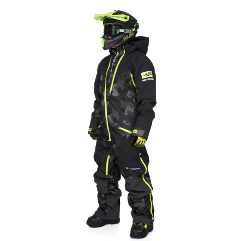 Sweep Peak Insulated kelkkahaalari, musta/camo/keltainen