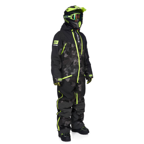 Sweep Peak Insulated kelkkahaalari, musta/camo/keltainen