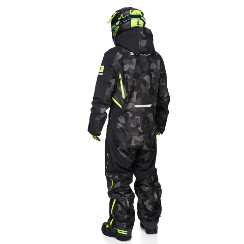 Sweep Peak Insulated kelkkahaalari, musta/camo/keltainen