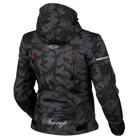 Sweep Flawless naisten softshell ajotakki, t.harmaa/camo