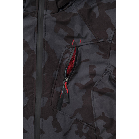 Sweep Flawless naisten softshell ajotakki, t.harmaa/camo