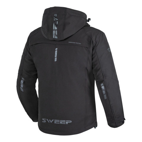 Sweep Suburb kevyt softshell ajotakki, musta