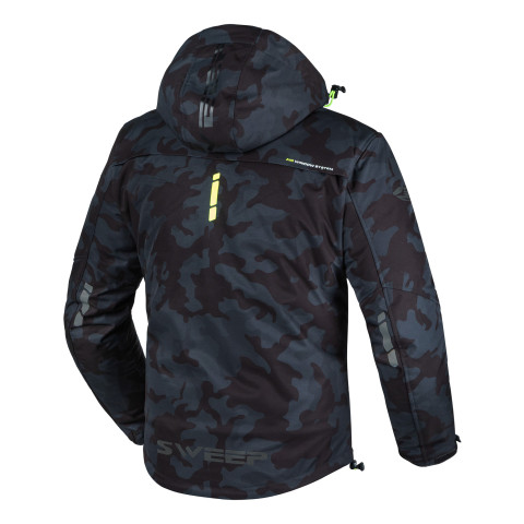 Sweep Suburb kevyt softshell ajotakki, t.harmaa/camo