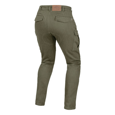 Sweep Eagle Cargo naisten yksikerros Cordura ajofarkut, oliivi
