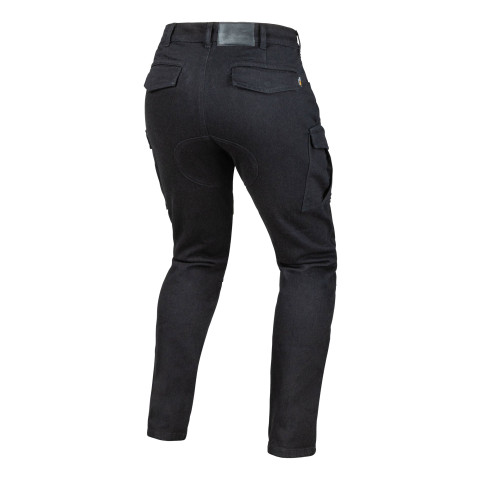 Sweep Eagle Cargo naisten yksikerros Cordura ajofarkut, musta