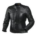 Sweep Daytona waterproof ladies leather jacket, black