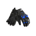 Sweep Volcano short racing gloves, black/white/blue