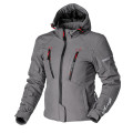 Sweep Flawless ladies softshell mc jacket whitout termo liner, grey/red