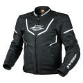 Sweep Maverick leather jacket, black/white