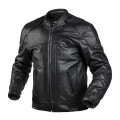 Sweep Daytona waterproof leather jacket, black