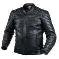 Sweep Scrambler leather jacket, black