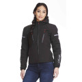 Sweep Flawless ladies softshell mc jacket whitout termo liner, black/red
