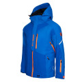 Sweep Recon snowmobile jacket, two-tone blue/orange