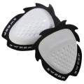 Sweep Dropper Knee slider, white, pair
