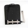 Sweep middle console for leather bags