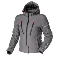 Sweep Flawless ladies softshell mc jacket, grey/red