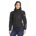Sweep Flawless ladies softshell mc jacket W/O thermo liner, black/red