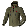 Sweep Flawless ladies softshell mc jacket, olive green/redrn