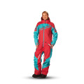 Sweep Razor Insulated ladies monosuit, bright pink/light blue