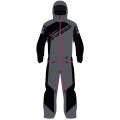 Sweep Razor Insulated ladies monosuit, black/grey/pink