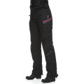 Sweep Spirit waterproof ladies mc pant, black/pink