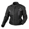 Sweep Connect waterproof ladies textile jacket, black/gray