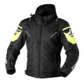 Sweep Vision waterproof mc jacket, black/white/yellow