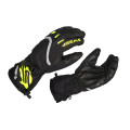 Sweep Recon Snowmobile gloves, black/neon yellow