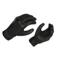 Sweep Bullet leather glove, black