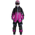 Sweep Tundra Insulated ladies monosuit, fuchsia black fade