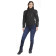 Sweep Flawless naisten softshell ajotakki, vuoreton, musta/puna